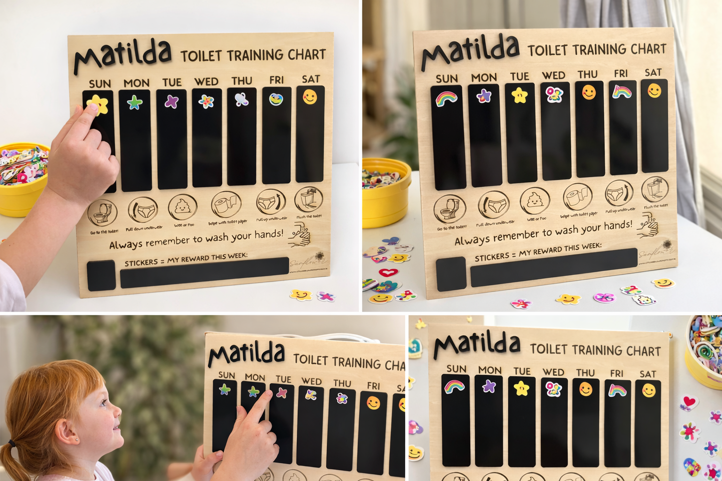 Personalised Potty Training Chart