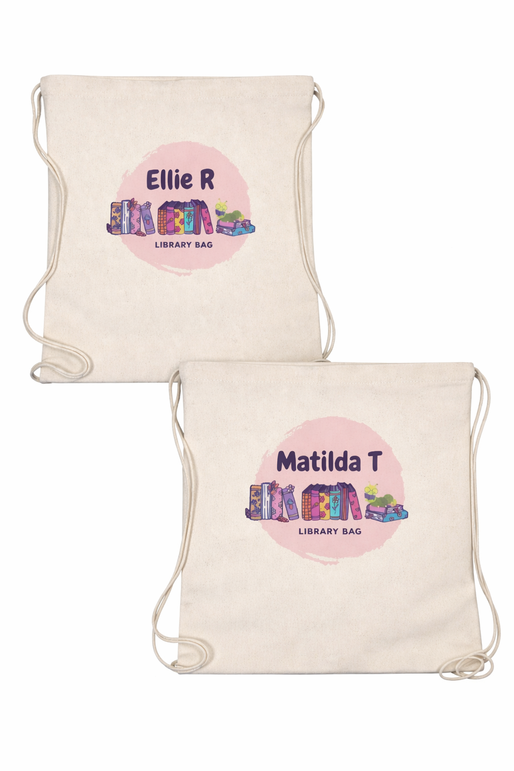 Personalised Library Bags