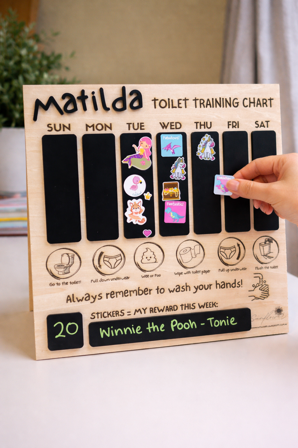 Personalised Potty Training Chart
