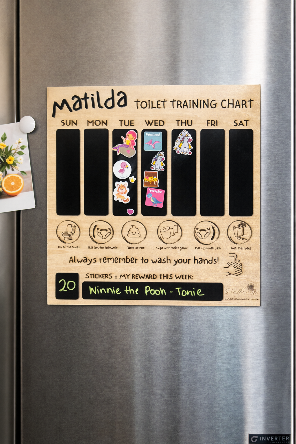 Personalised Potty Training Chart