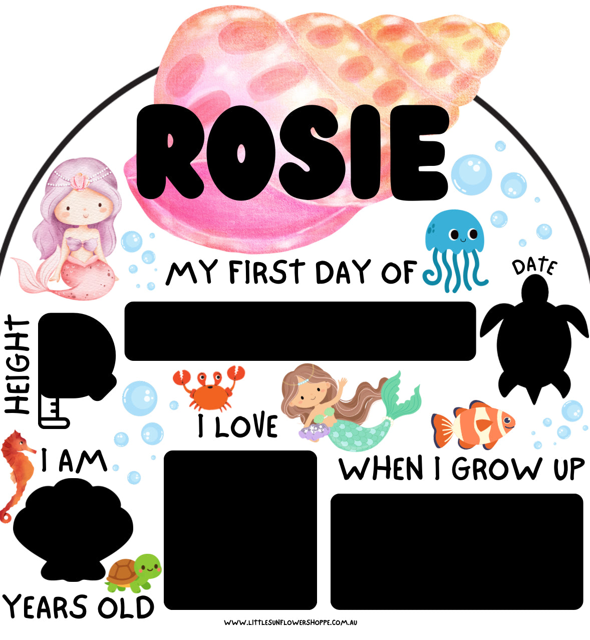 ‘First Day of’ Milestone Board