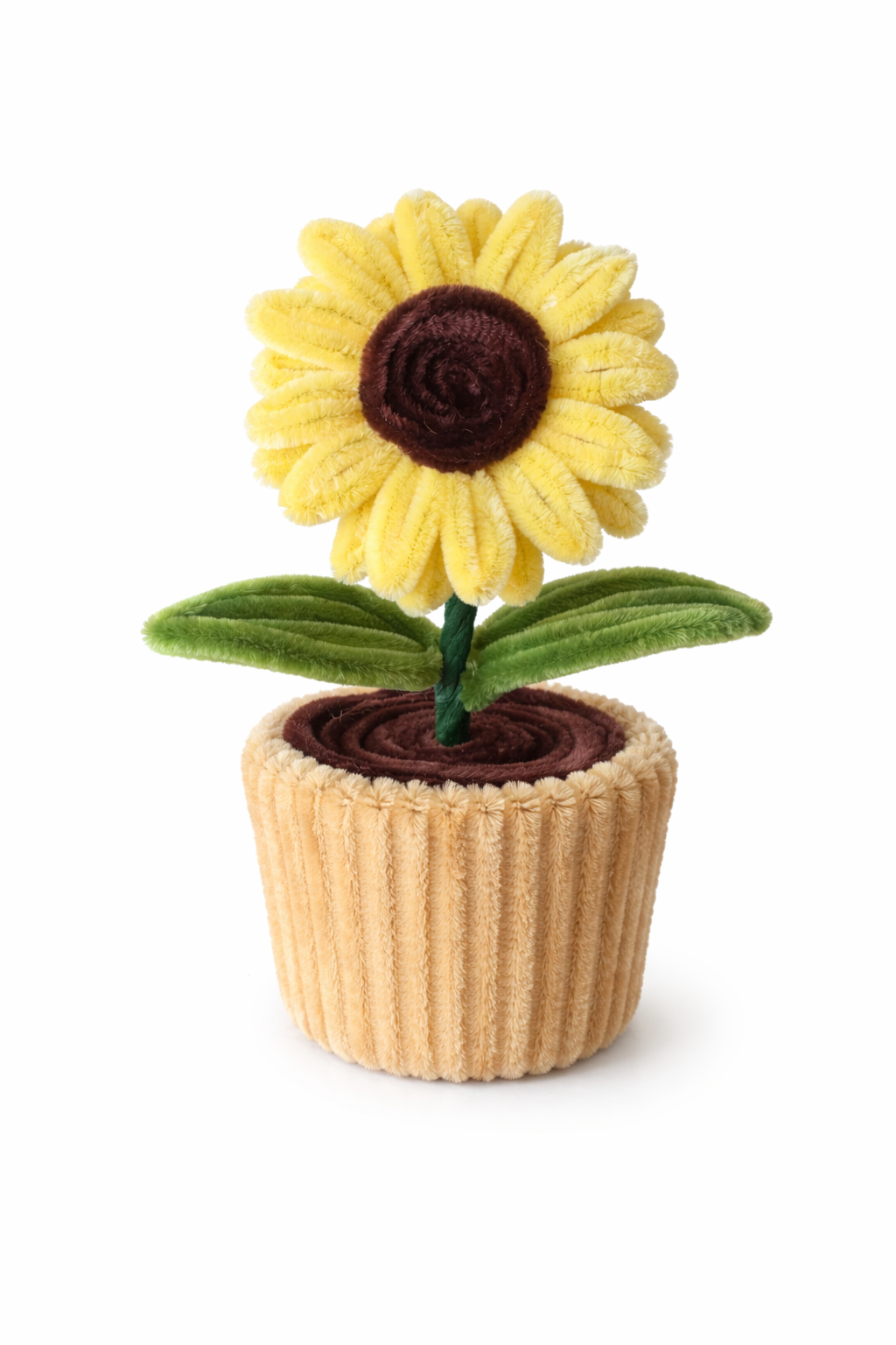 Pipe cleaner Sunflower Pot